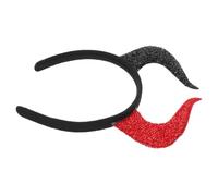DIYEAH Halloween Party Devil Horns Headband Lightweight Comfortable Secure Fit Witch Headpiece Hair Accessory for Women Men Cosplay Costume