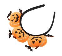 DIYEAH Halloween Pumpkin Headband for Adults, Plush Fuzzy Hairband with Polished Surface and Rounded Edge, Comfortable Universal Fit Accessory for Party and Parent Interactions