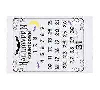 DIYEAH Halloween to Decorate Your Wall or Counter Advent Calendar Countdown Decoration with Creative Pvc Material with Timely Reminders for Halloween for Home or Office