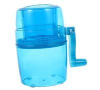 DIYEAH Hand-cranked Ice Crusher Manual Ice Crushers Manual and Small Hand Ice Crusher Kitchen Ice Crusher Manual Portable Home Ice Shaving Crank Ice Grinder Blue Abs