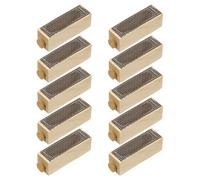 DIYEAH Handmade Easy Observation and Optimal Ventilation Safe 10pcs Wooden Queen Transport Cage for Hive Transport and Queen Isolation Beekeeping for Colonies in Beehives