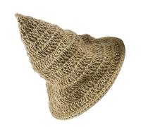 DIYEAH Handwoven Jute Rope Lampshade Large Witch Hat Shaped Boho Pendant Light Cover for Restaurant Cafe Bar Hotel Lighting Fixture