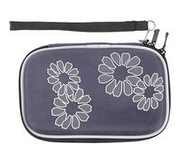 DIYEAH Hard Drive Storage Case Protective Box for Portable Pouch for Data Cables Drives and Earphones Smooth Zipper Design for Travel