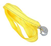 DIYEAH Heavy Duty 3 Meter High-strength Tow Rope with Hooks Load Capacity Fluorescent Safety Strap for Cars Motorcycles Bicycles Emergency Roadside Towing