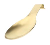 DIYEAH Heavy Duty Heat Resistant Spoon Rest for Kitchen Counter Stainless Steel Ladle Holder with Rustproof Surface Dishwasher Safe Utensil Holder for Large and Small Cooking Tools