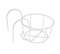 DIYEAH Heavy Duty Metal Hay Feeder Rack with Flowerpot-style Hanging Design for Rabbits Guinea Pigs Small Animals Convenient Versatile Bunny Grass Holder for Cage Use