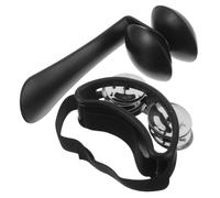 DIYEAH Heel Shaker with Foot Tambourine for Guitarists and Drummers, Double Row Jingles, Plastic and Metal Construction, Secure and Comfortable Fit, for Rehearsal and Home Use
