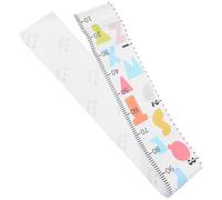 DIYEAH Height Growth Chart Wall Sticker Removable Growth Ruler for Nursery Cartoon Animal Design Measuring Wall Decal for Bedroom Decoration Self-Adhesive