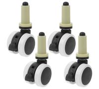 DIYEAH High Chair Wheels Replacement Casters Sturdy Plastic 4pcs for Easy Movement and Cleaning Baby Chair Accessories Random Color Suitable for Parents