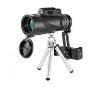 DIYEAH High Magnification Low Light Level Operation Monocular Telescope 80x100 Outdoor Field of View with Abs Material and Night Vision Support 1500m/8000m for Concerts and Games