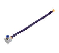 DIYEAH High-Pressure Resistant Cooling Nozzle with Flat 15.5mm Plastic Nozzle and 8mm Alloy Connector, Compatible with Machine Tool and Drill for Milling and Drilling Processes