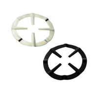 DIYEAH Holder Temperature Stand Coffee and Stove Burner Grate 2pcs Pot Rings Support Iron Material High Resistance No Rust for Gas Range Suitable Home and Coffee Shop