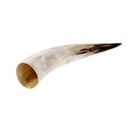 DIYEAH Horn Shaped Flower Vase Wall Decor Retro Ox Horn Material Country Style Wall-mounted Flower Arrangement Vase Home Craft Ornament for Rustic Interior