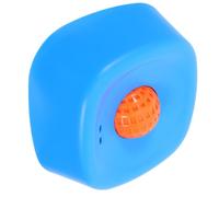 DIYEAH Interactive Blue Plastic Slow Feeder Dog Licking Bowl with Rolling Ball, Sphere-shaped Design Promotes Healthy Eating and Reduces Neck Strain, for Puppies and Dogs during Car Rides