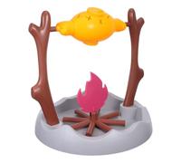 DIYEAH Interactive Cat Treat Dispenser Rotating Barbecue Grill Shape Food-dispensing Puzzle for Indoor Cats Enriches Hunting Instincts and Encourages Natural Foraging Behavior