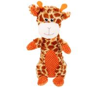 DIYEAH Interactive Giraffe Plush Dog for Puppies - Small Squeaky Molar Chew with Soft Stuffed Animal Design - Puppy Teething for Pet Play and Dental Cleaning
