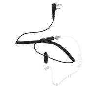 DIYEAH Intercom Headset Adapter with Talk Listen Button Covert Acoustic Tube Earphone for Hands Communication Noise Cancelling Sound Compatible with Baofeng Radios