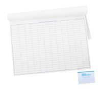 DIYEAH Inventory Log Book with Clear Layout and Binding Multi Purpose Warehouse and Financial Record Ledger for Small Business Expense Tracking and Budget Planning Horizontal