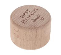 DIYEAH Keepsake Box for First Haircut and Lost Tooth Wood Storage Organizer with Lid Designed and Boys