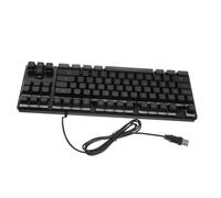 DIYEAH Keyboard Compact 87-key Gaming Rgb with Wired Mechanical LED and Backlit, USB Connection 12 Multimedia Keys for Enhanced Gaming Performance
