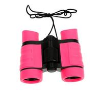 DIYEAH Kids 4x30 Compact Binoculars for Girls and Boys, Shockproof Mini Binocular for Sightseeing and Outdoor Exploration, Pink