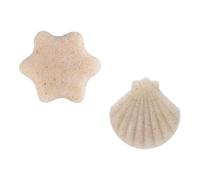 DIYEAH Konjak Exfoliating Removal Sponges Cleansing Face Sponge 2pcs for Makeup Gentle for Facial, Natural Pads Skincare Christmas and Daily Use Gifts