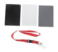 DIYEAH Large Grey Balance Card for Photography Black White Grey Color Chart for DSLR Video Film Post Processing Portable Compact Design for Easy Use