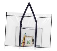 DIYEAH Large Poster Storage Bag Handle Versatile Art Portfolio Carrier for Organizing Artwork Drawing Boards and Posters Material Secure Clasp Design for Artists and Students