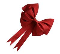 DIYEAH Large Red Bow Tie Decor 30cm Wedding and Party Bow Knot Decoration for Room, Chair, Curtain and Christmas Tree Accents