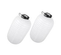 DIYEAH Led Paper Lanterns 2 Pack Japanese Style Battery-Powered (not Included) for Home Restaurant Party Decorations