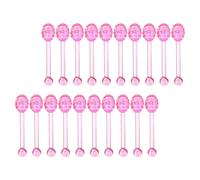 DIYEAH Lip Balm Applicator Spoons for Beauty Salons and Makeup Bottle Applicator Process 100pcs Made of Sturdy, Portable and Resistant to Bending and Breaking