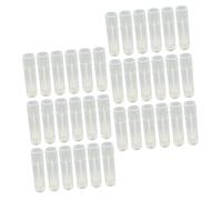 DIYEAH Lip Balm Containers No Odour Small and Light Empty Lipstick Tubes 60pcs for DIY Cosmetic Use Made of Pp and Pet and Easy to Carry for Travel a Cosmetic Bag