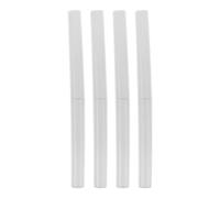 DIYEAH Lip, Silicone Eyeshadow 4pcs Double-ended on Brushes and Applicators with Travel Covers Gentle for Skin Beauty Routine and Makeup Application