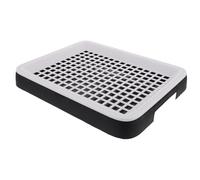 DIYEAH Litter Tray Cage Box Rabbit and Fixed for Design Lock with Toilet Plastic Heightened Fence, Anti-fall Prevents Excrement Splashing Pet for Guinea Pigs and Bunnies for Small