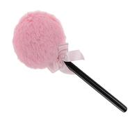 DIYEAH Lollipop Shaped Makeup Powder Puff with Ultrasoft Long Plush Hair and Strong Absorption for Dry Powders, Cute Fairy Wand Design, for Face and Body Use during Stage Performances