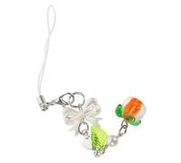 DIYEAH Lovely Cartoon Fruit Bowknot Cellphone Charm Strap Decorative Phone Chain for Easy Carrying Stylish Appearance Multi Functional Accessory for Bags