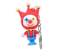 DIYEAH Lovely Clown Keychain Small Circus Pendant Bag Charm Cute Backpack Decoration Novelty Accessory for Keys and Party
