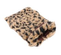 DIYEAH Luxury Made with High-grade Fabrics and Faux Fur Size Xs Leopard Print Warm Keeping Dog Jacket Easy for Pets for Cold Weather