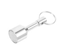 DIYEAH magnetic tester for jewelry keychain, silver, iron magnet 6.00X1.80X1.80cm, precise results, market use, 1pcs