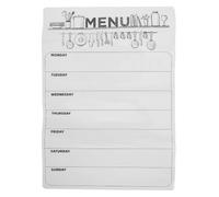 DIYEAH Magnetic Weekly Planner, A4 Portrait Fridge Menu Board, 8x12