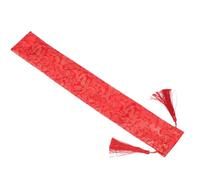 DIYEAH Mahjong Rack Protective Sleeve 65cm X 9cm Thickened Red Dragon Pattern Drawstring Pouch Cover for American Mahjong Pushers Playing Rack Case