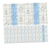 DIYEAH Makeup Liquid with Palettes Waterproof Self-adhesive Blank and Plates 100pcs Disposable Pu Film, 6cm Mixing for Blending DIY Nail Art Decoration