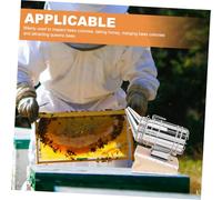 DIYEAH Manual Beekeeping Smoker Stainless Steel Practical Hive Tool with Side Hook for Protection Apiculture Smoking Sprayer for Beekeepers