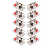 DIYEAH Manual Circuit Switch with Insulated Shell and Metal Contacts 10pcs Single Pole Electrical Switch Easy Disassembly for Physics Experiment and Group-based Student Activities