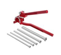 DIYEAH Manual Tube Bender Slot Spring Assisted Air Conditioning Pipes Bender Kit for Copper Aluminum Thin Steel Tubing Precise Bends Durable Pipe Bending Tool