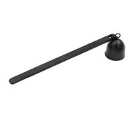 DIYEAH Matte Black Stainless Steel Wick Trimmer and Candle Snuffer Extinguishing Cover, Prevents Wick Smoldering and Soot Buildup, for Safe Use Black Scented Candles at Home