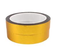 DIYEAH Matte Gold Decorative Tape 20mm X 50m 2 Rolls Self-adhesive Golden Border Trim for Crafts, Furniture, Wall Accents, and DIY Art Projects