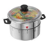 DIYEAH Mechanical Kitchen Timer for Cooking and Baking Precise Countdown with Cute Flower Pressure Cooker Design Wind-up Timer for Home Classroom