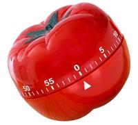 DIYEAH Mechanical Tomato Kitchen Timer - Cartoon Fruit Shape Countdown Timer for Cooking and Baking - Kitchen Decor Cooking Reminder Tool for Home Use