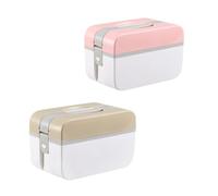 DIYEAH Medicine and or Storage Multi-Layer Plastic Box in High-Capacity Case, Lightweight Protective for Use Portable and Multi-Functional Emergency in Office Schools